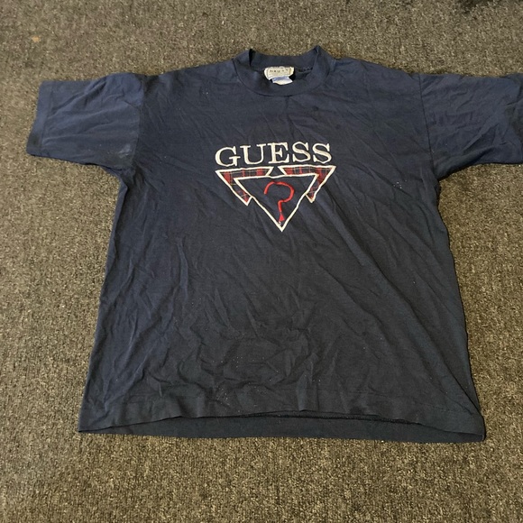 Men’s Guess tee with embroidered logo - Picture 1 of 5